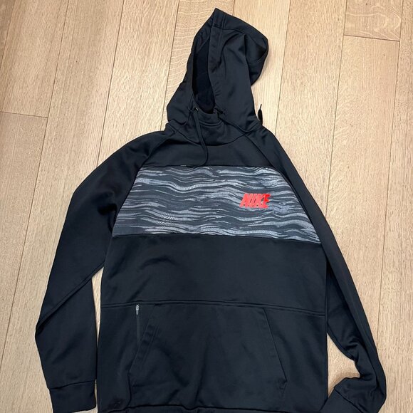NIKE Dry Fit Hoodie Black / Gray/ Red/ size Medium - Picture 7 of 7
